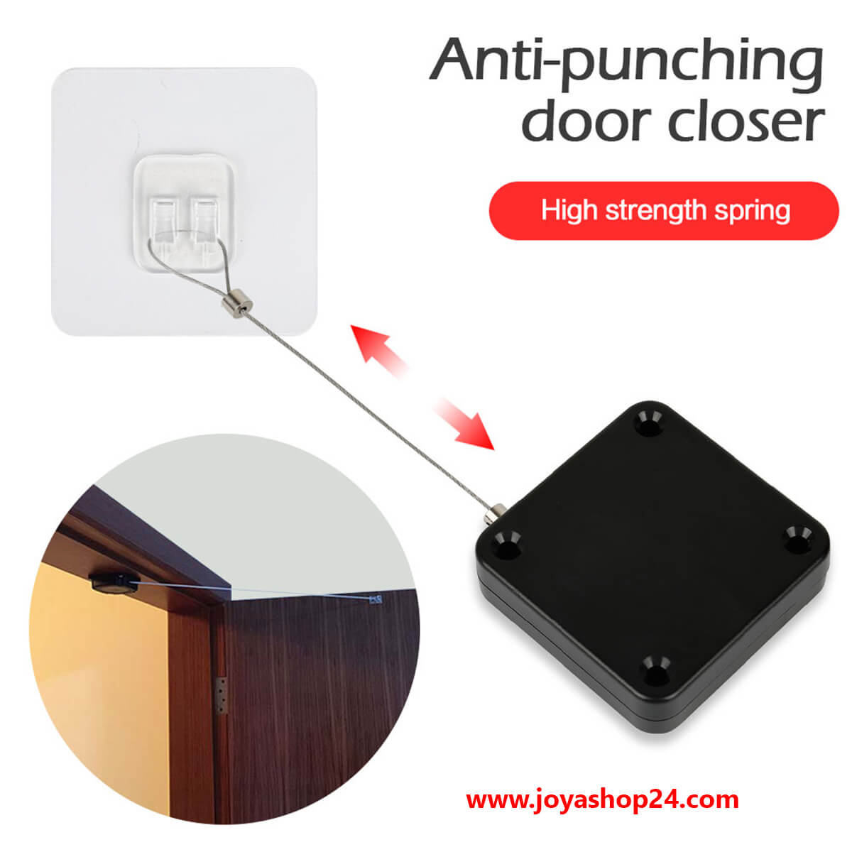 Punch Free Automatic Door Closer